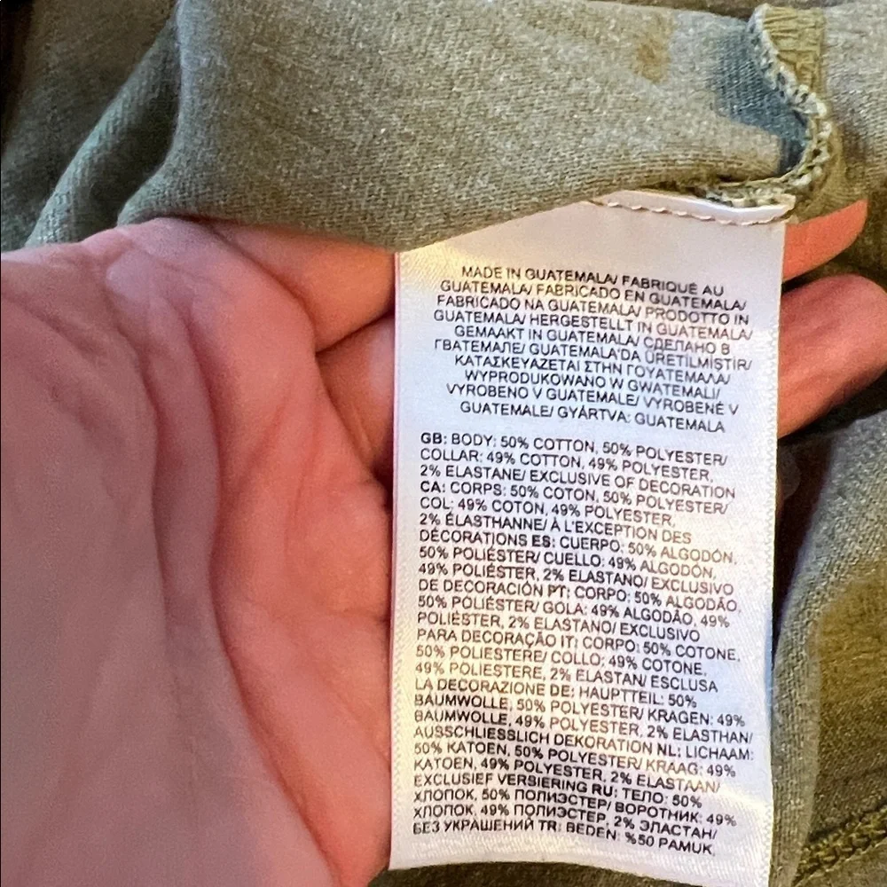 The North Face Phil Henderson Tee - Green and Brown Tie Dye Large - Picture 7 of 7